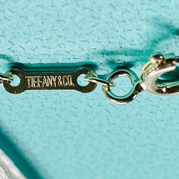 Tiffany & Co Eternal Circle Necklace pendant Elsa Peretti 925  16” box Nice! - Picture 8 of 8